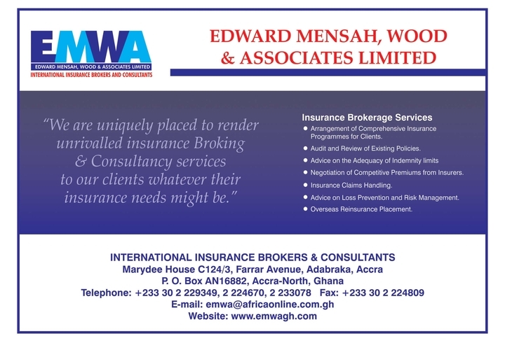 Edward Mensah, Wood and Associates Insurance Brokers Named Overall Best Insurance Broker 2024